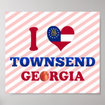 I Love Townsend, Georgia Poster