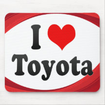 I Love Toyota, Japan. Aisuru Toyota, Japan Mouse Pads