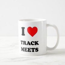 I love Track Meets Coffee Mugs