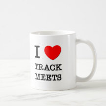 I Love Track Meets Mugs