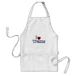 I Love Trains aprons