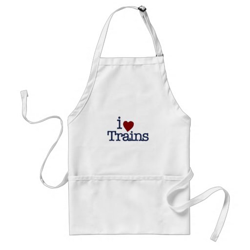 I Love Trains Aprons