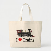 I Love Trains Bag