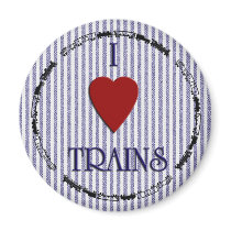 I love trains magnet by nextfstop I love trains magnet