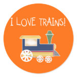 I Love Trains Tshirts and Gifts stickers