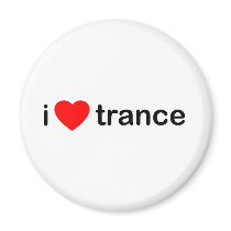I Love Trance magnets by HOTDJGEAR I Love Trance magnets
