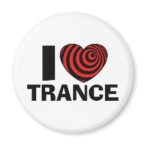 I Love Trance magnets by magarmor I Love Trance magnets