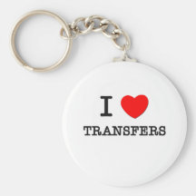 I Love Transfers Keychains