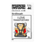 I Love Transporters stamps