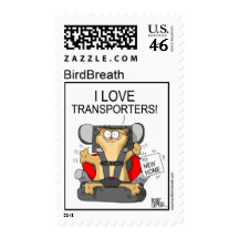 I Love Transporters Postage