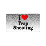 I love Trap Shooting Labels I love Trap Shooting Labels