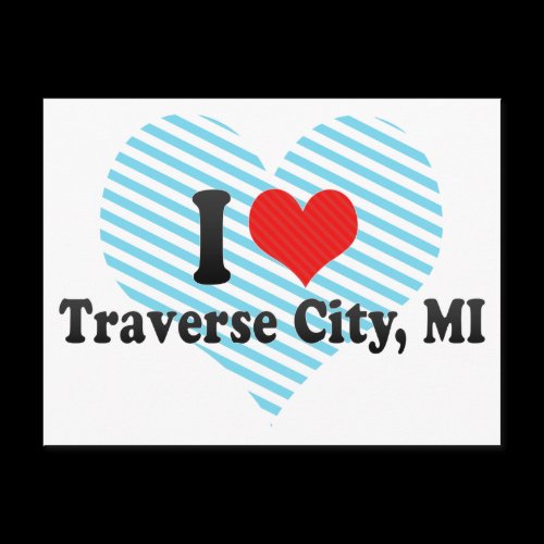 I Love Traverse City, MI Post Card