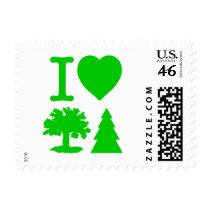 I Love Trees Postage