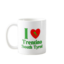 I Love Trentino South Tyrol mugs by claybuster I Love Trentino South Tyrol mugs