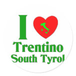 I Love Trentino South Tyrol stickers
