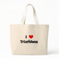 I Love Triathlons bags