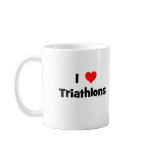 I Love Triathlons mugs