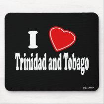 I Love Trinidad and Tobago mousepads