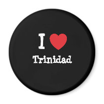 I love Trinidad heart T-Shirt magnets