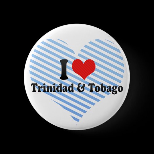 I Love Trinidad & Tobago Button