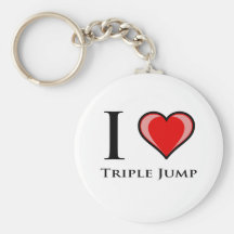 I Love Triple Jump Keychains