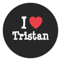 I love Tristan heart T-Shirt stickers