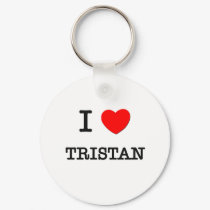 I Love Tristan keychains