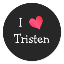 I Love Tristan stickers
