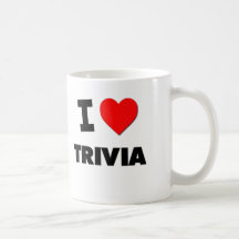 I love Trivia Coffee Mug