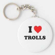 I love Trolls Key Chains