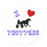 I love Trotters Sticker