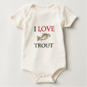 I Love Trout t-shirts
