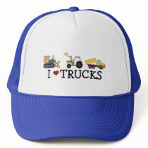 I Love Trucks T-shirts and Gifts Mesh Hats