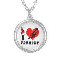 I Love Trumpet Design Jewelry