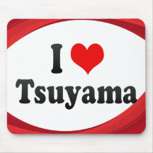 I Love Tsuyama, Japan. Aisuru Tsuyama, Japan Mousepads