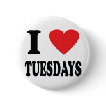 I love tuesdays icon pins