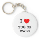 I Love Tug Of Wars Key Chains