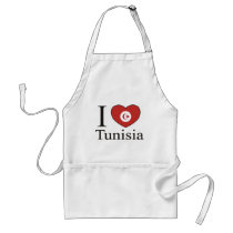 I Love Tunisia aprons by EthnoShirts I Love Tunisia aprons