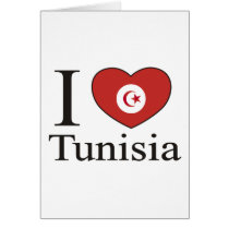 I Love Tunisia cards by EthnoShirts I Love Tunisia cards
