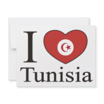 I Love Tunisia Personalized Announcement