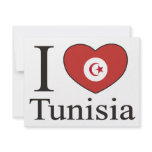 I Love Tunisia Personalized Announcement