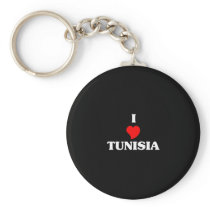 I Love Tunisia Key Chain