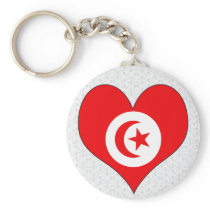 I Love Tunisia Key Chains