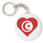 I Love Tunisia Keychains