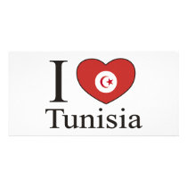 I Love Tunisia photo cards by EthnoShirts I Love Tunisia photo cards