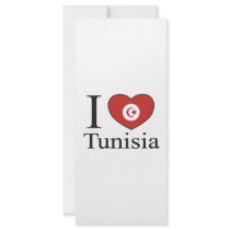 I Love Tunisia Customized Rack Card
