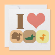 I Love Turducken! invitations