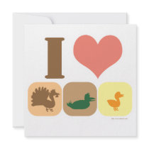I Love Turducken! Invites