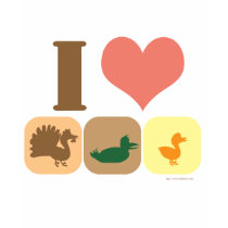 I Love Turducken! Tees