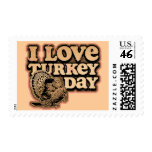I Love Turkey Day stamps